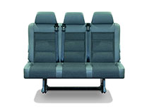 Трехместный передвижной раскладной диван «Ривьера»